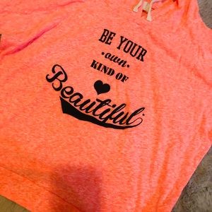 Crop top sweater hoodie